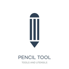 pencil tool icon vector on white background, pencil tool trendy filled icons from Tools and utensils collection, pencil tool vector illustration