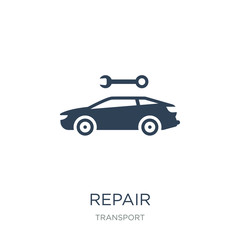 repair icon vector on white background, repair trendy filled icons from Transport collection, repair vector illustration