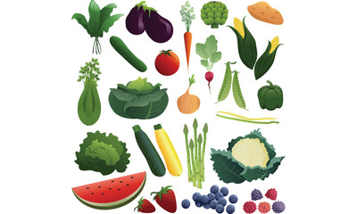Garden Fruits and Vegetables