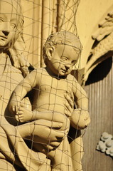 Statues in Wurzburg, Germany, 2013