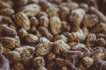 Boiled peanut in the local market