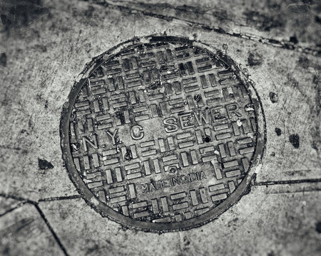 Nyc New York City Sewer Cover