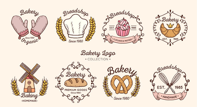 Bakery logo collection