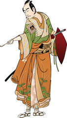 Obraz premium 浮世絵 武士 その5
