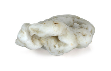 Rock stone isolated on white background with clipping path