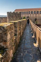 A corridor inside the battlements at the defensive wall of the old monumental city of Plasencia, and historic and amazing spanish town with good representation of gothic and roman architecture.
