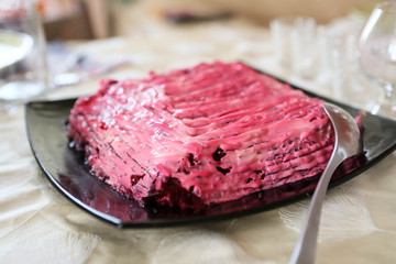 Salad-Herring under fur coat