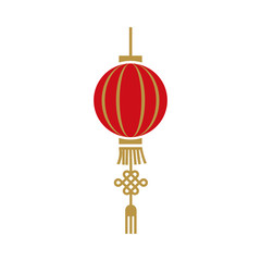 chinese new year vector red lantern dragon ornament culture