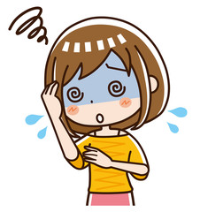 めまい　女性