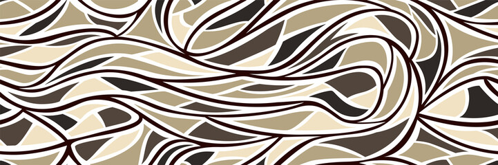 Dynamic shapes background. Seamless pattern.Vector. ダイナミックなパターン