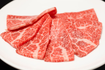 焼肉屋のメニュー