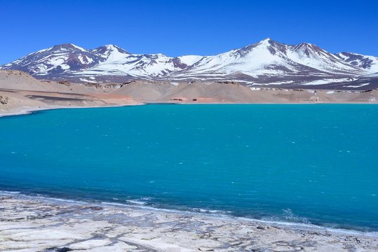 Salt Lake Laguna Verde, Paso de San Francisco, Region de Atacama, Chile, South America