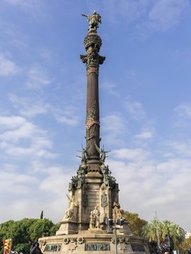 Columbus Statue, Barcelona, Catalonia, Spain, Europe