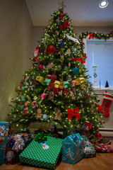 Fototapeta na wymiar Tree is ready for Christmas