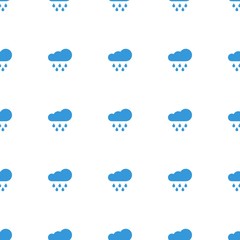 rain icon pattern seamless white background