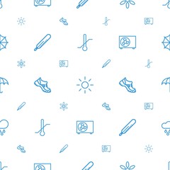 weather icons pattern seamless white background