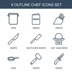 9 chef icons