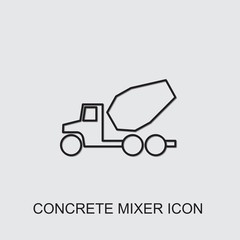 Fototapeta premium concrete mixer icon