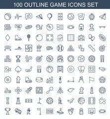 100 game icons