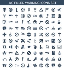 warning icons