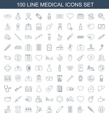 100 medical icons