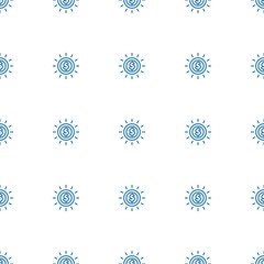 dollar in sun icon pattern seamless white background