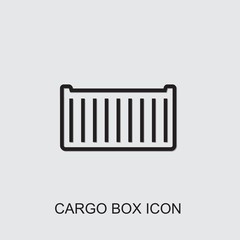 cargo box icon