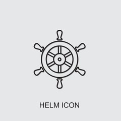 Obraz premium helm icon