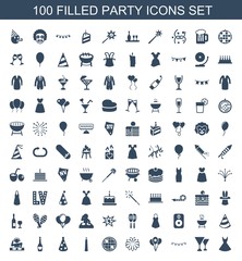 100 party icons