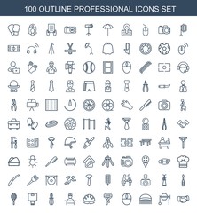 100 professional icons