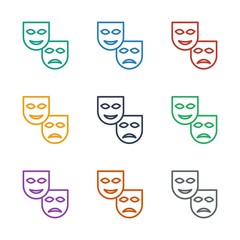 mask icon white background