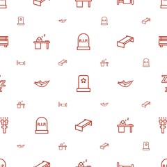 rest icons pattern seamless white background