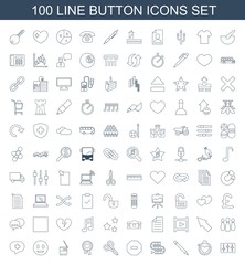 Obraz premium 100 button icons