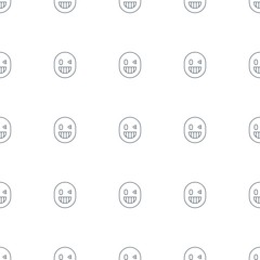 wink emot icon pattern seamless white background