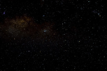 Stars and galaxy outer space sky night universe black starry background of starfield

