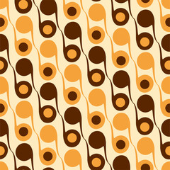 Retro background. Seamless pattern. Vector. レトロパターン