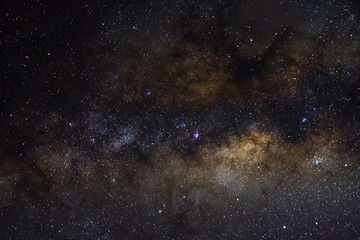Obraz na płótnie Canvas Stars and galaxy outer space sky night universe black starry background of starfield 