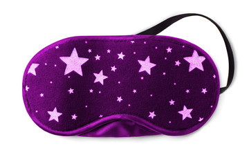 Sleeping eye mask, isolated on white background