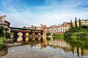 Bassano del Grappa with Bridge of the Alpini