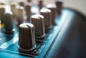 Photo of the analog mixer