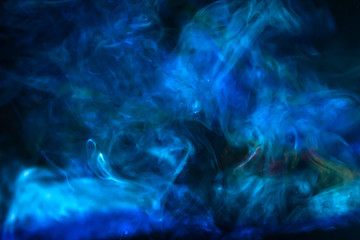 blur blue smoke abstract texture background