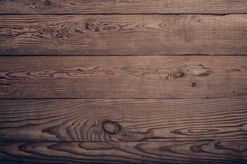 Fototapeta premium Dark brown wood plank texture