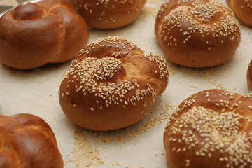 bagels with poppy seeds