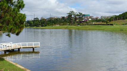 pier at the lake