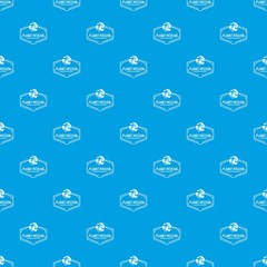 Planet mission pattern vector seamless blue repeat for any use