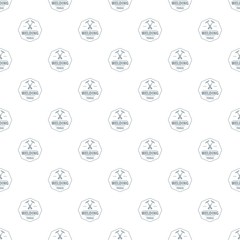 Welding work pattern vector seamless repeat for any web design