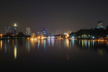 Obraz premium city at night