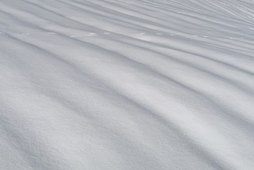 Obraz premium Schneeformation