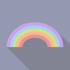 rainbow. vector illustration
