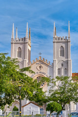 Church of St. Francis Xavier in Melaka, Malaysia